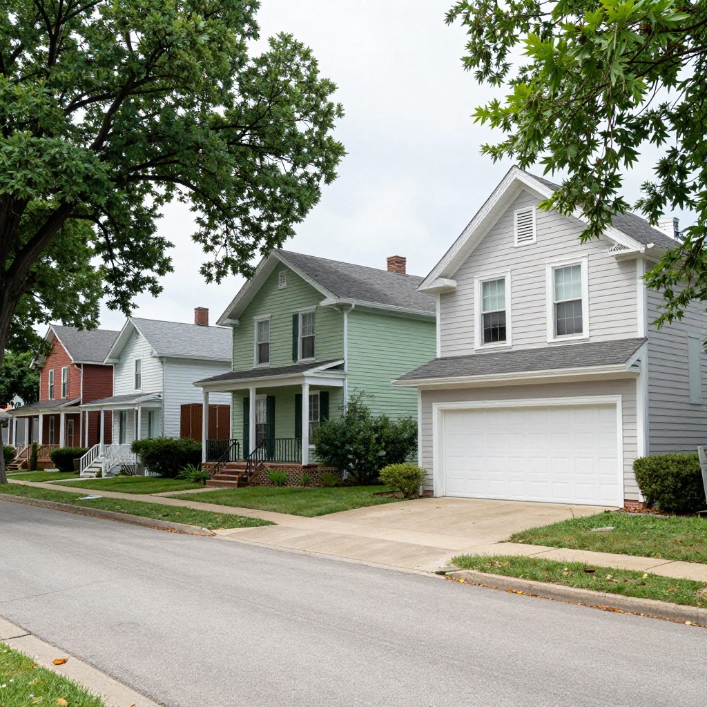 Central Independence Missouri homes with garages