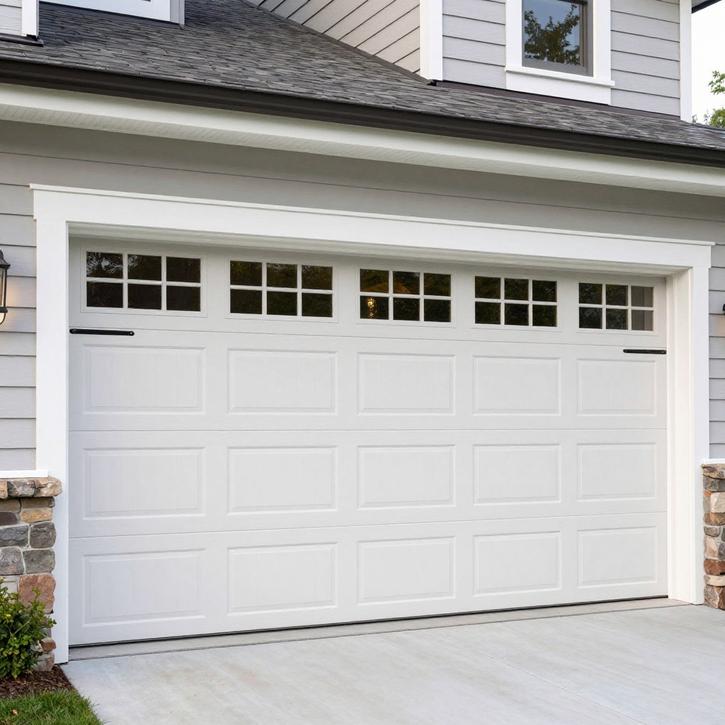 Custom garage door installation