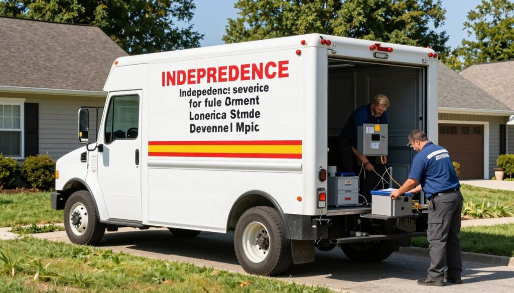 Emergency garage door repair contact information Independence Missouri