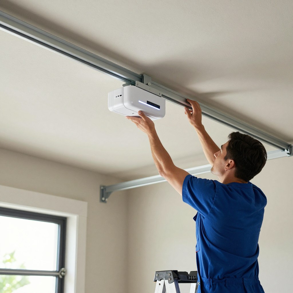 Garage door opener installation service
