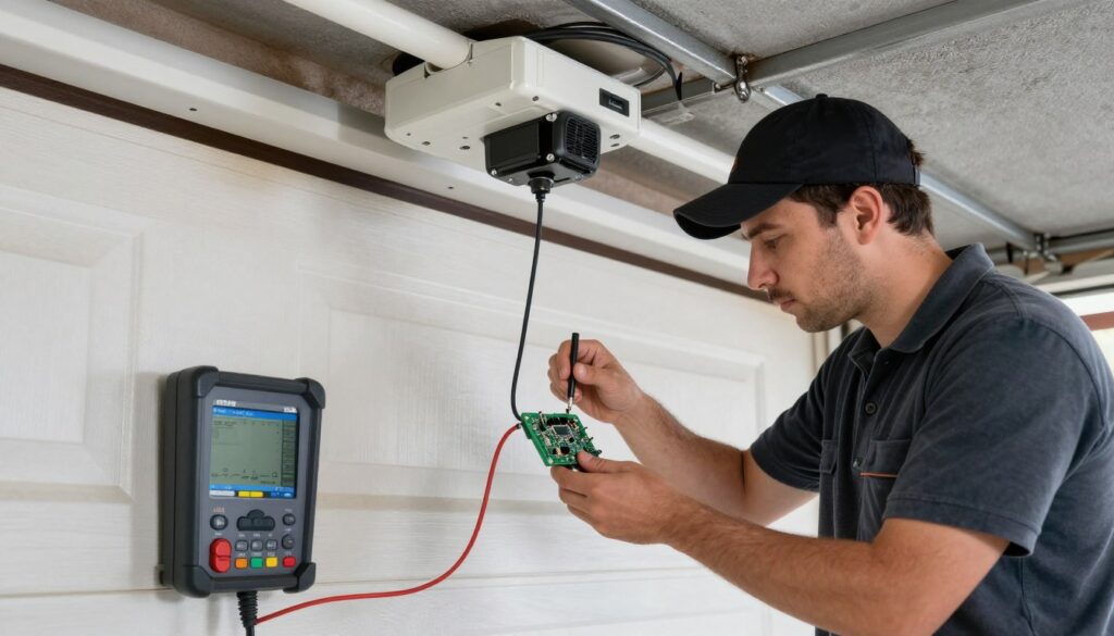 Garage door opener repair diagnostic work Independence Missouri