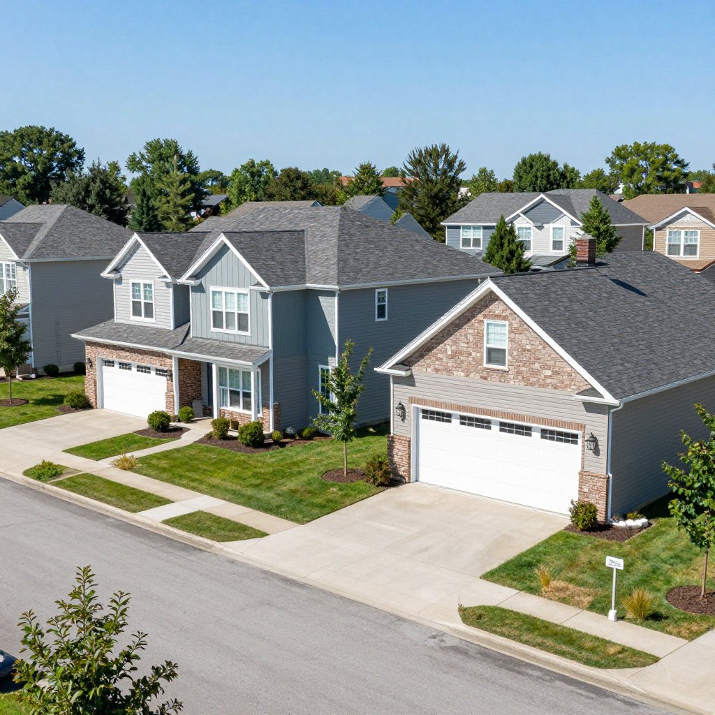 North Independence Missouri suburban homes