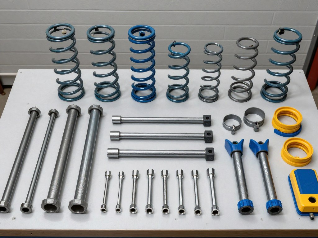 Professional garage door tools used for safe spring repair