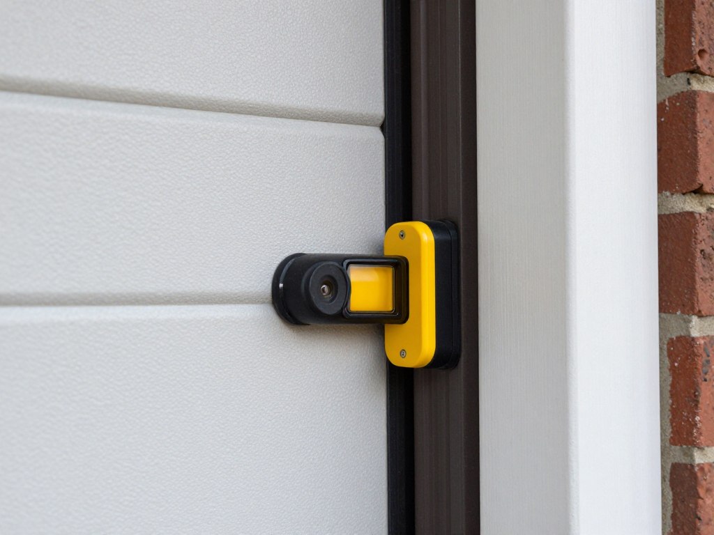 Testing garage door safety sensors and auto-reverse feature