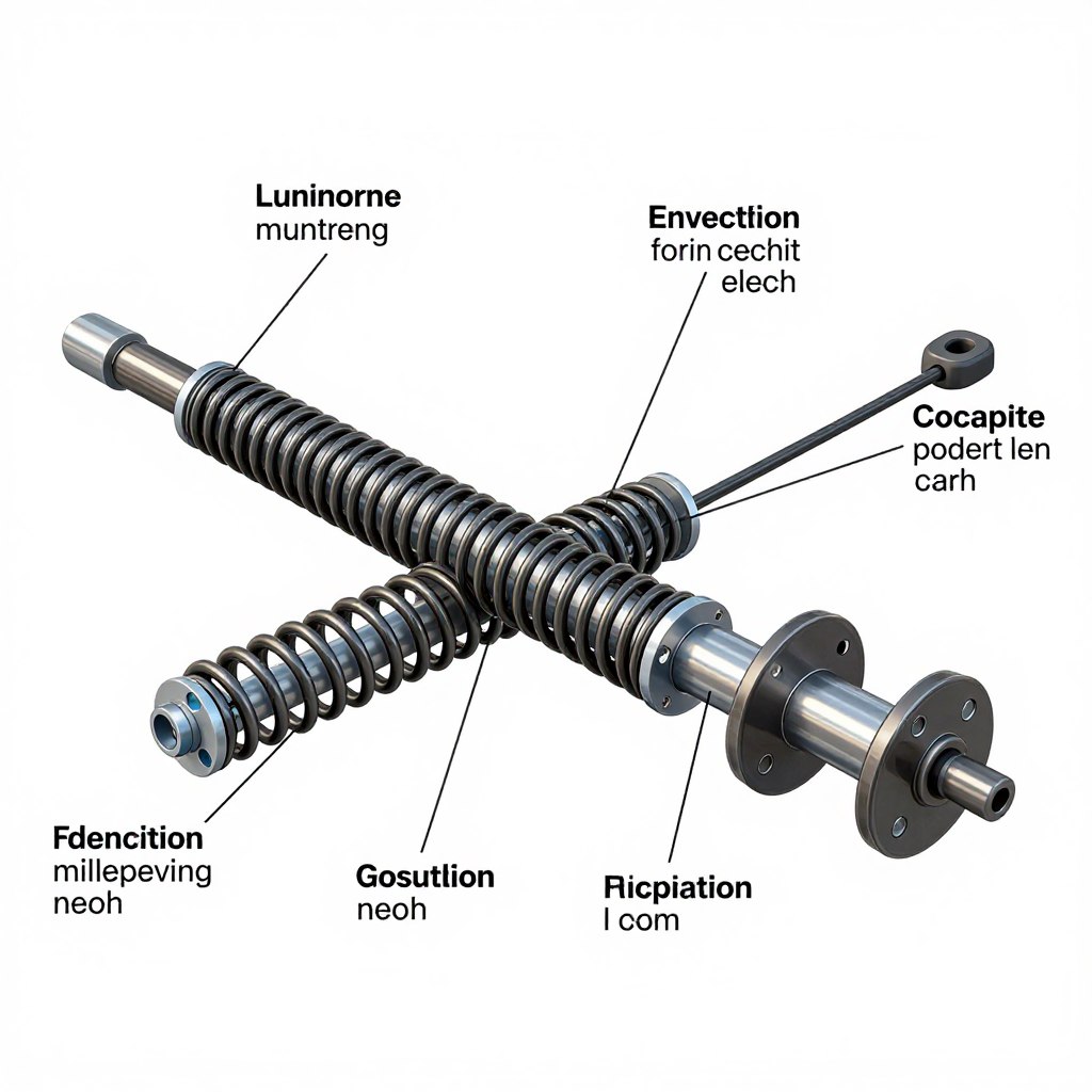 Torsion spring system diagram for garage doors