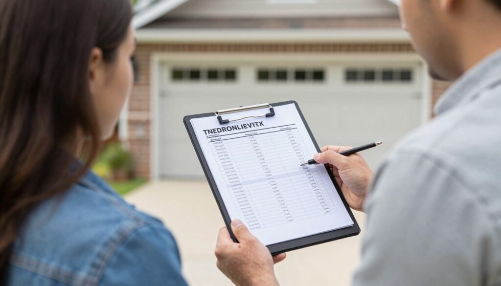 Transparent pricing estimate for garage door repair Independence Missouri