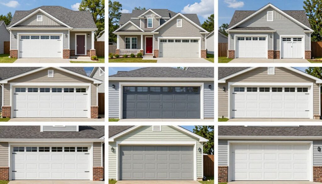 Various garage door types and brands serviced in Independence Missouri
