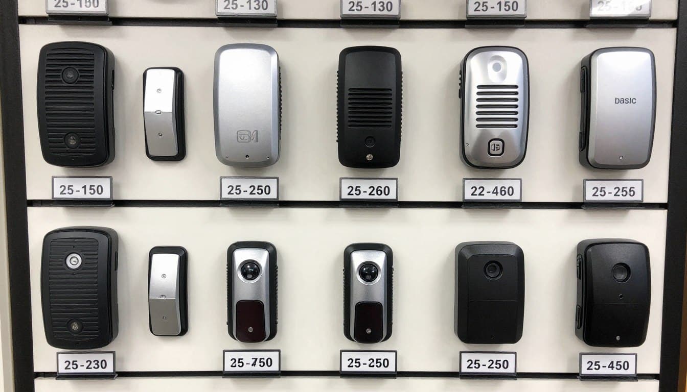 Range of garage door openers at different price points
