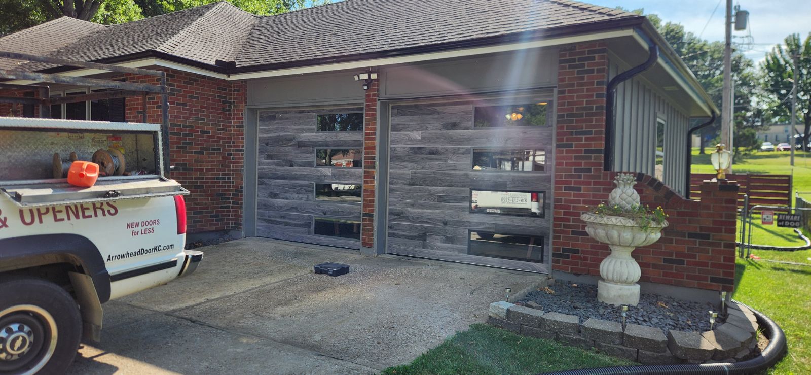 Garage door installation completed in Independence, MO